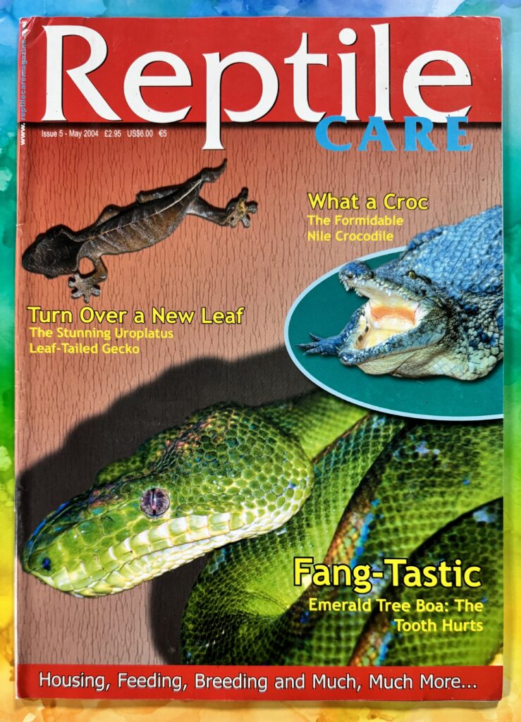 Reptile Care Mulberry Publications Ltd, Suite 209, 2nd Floor, Wellington House, Butt Road, Colchester, Essex CO3 3DA Publisher: Phillip Northcott Editor: Chris Brock