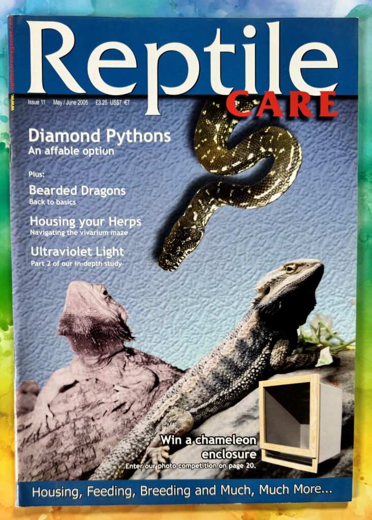 Reptile Care Mulberry Publications Ltd, Suite 209, 2nd Floor, Wellington House, Butt Road, Colchester, Essex CO3 3DA Publisher: Phillip Northcott Editor: Chris Brock